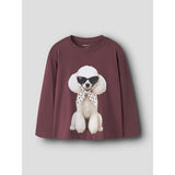 Name It Wild Ginger Poodle Nmfvotea Ls Nreg Top