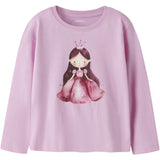 Name It Full Blooming Pink Pink Princess Nmfvotea Ls Nreg Top