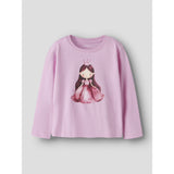 Name It Full Blooming Pink Pink Princess Nmfvotea Ls Nreg Top