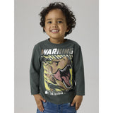 Name It Urban Chic Nmmjim Jurassic Ls Nreg Top Box Noos Sky