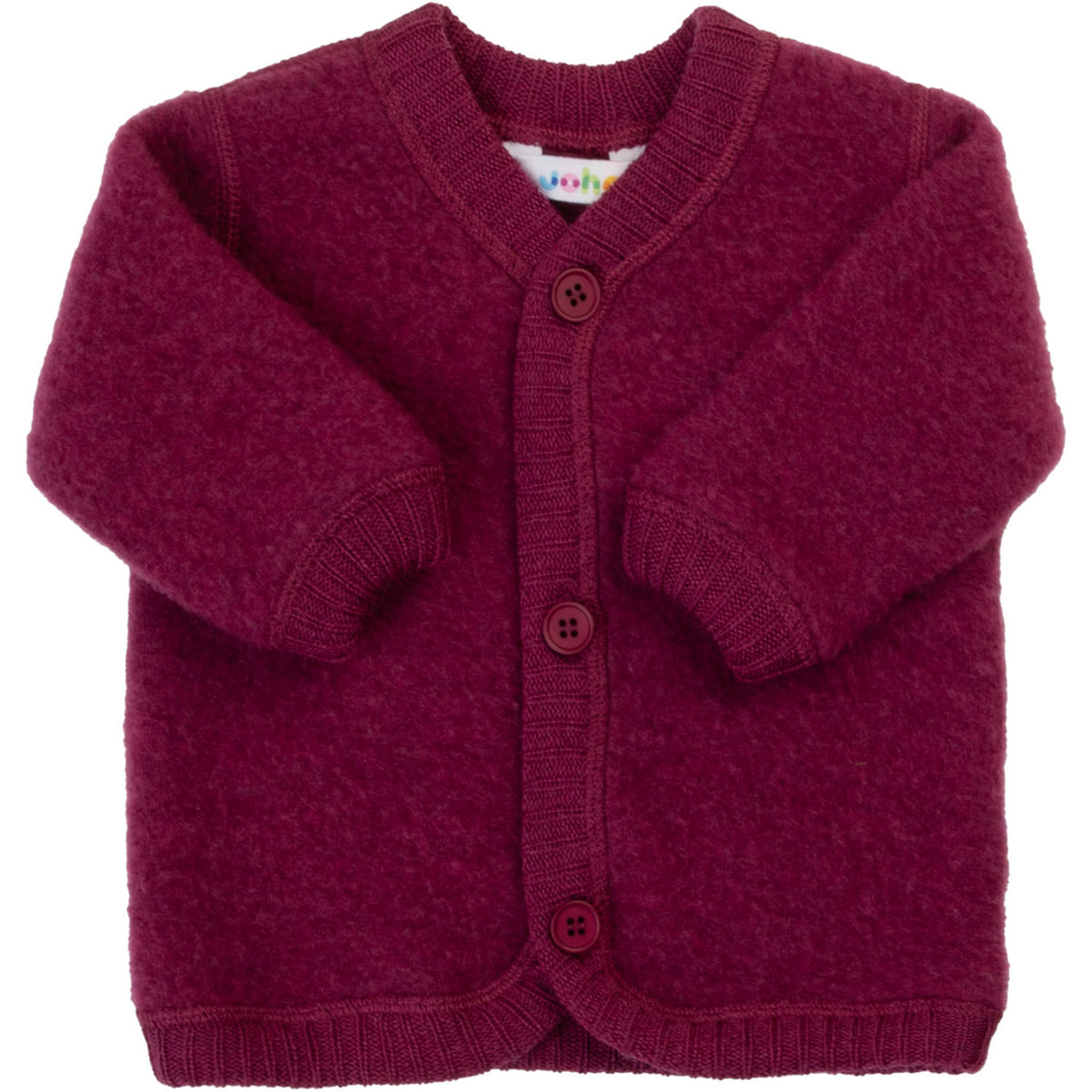 Joha Wine Melange Cardigan