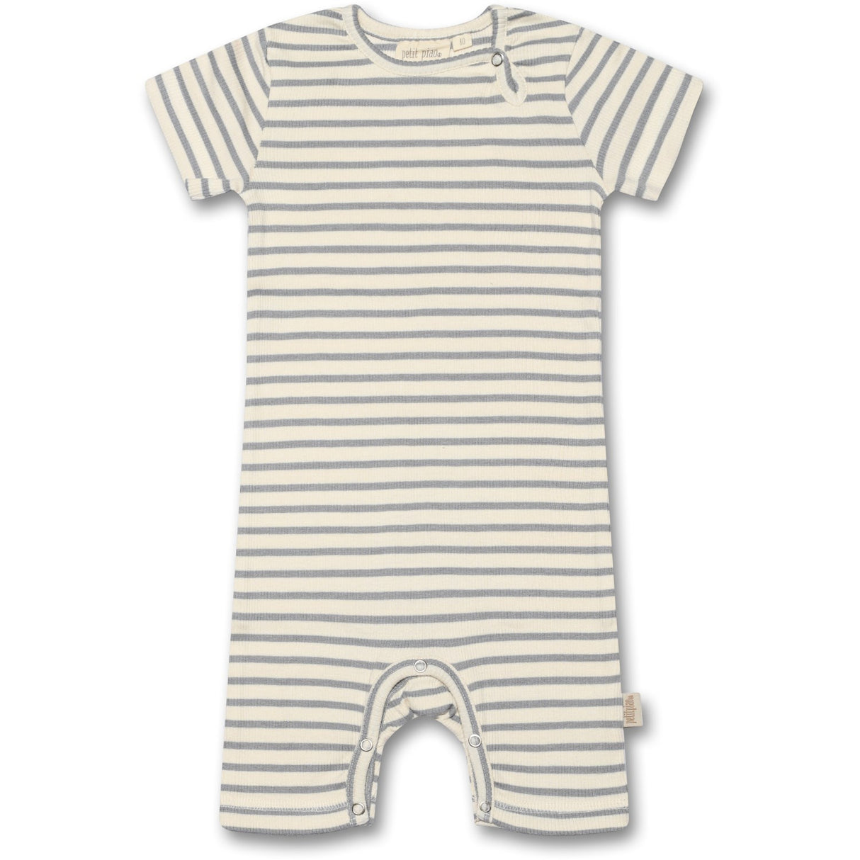 Petit Piao® Blue Mist Summer Suit Modal Striped