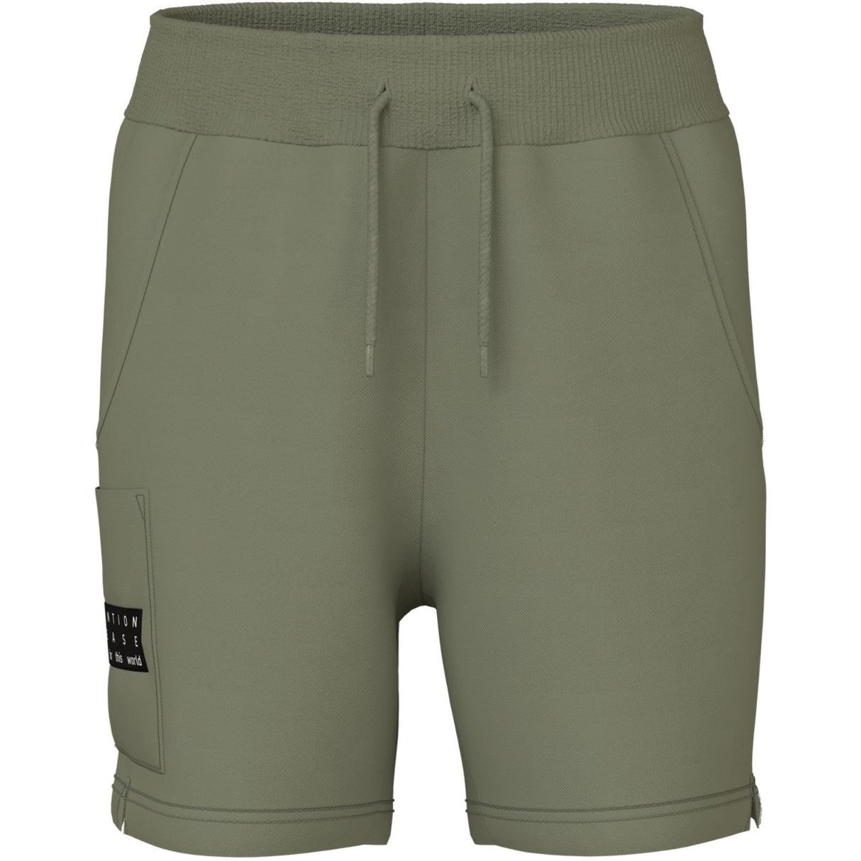 Name It Oil Green Vivasse Long Sweat Shorts