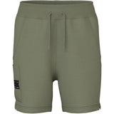 Name It Oil Green Vivasse Long Sweat Shorts