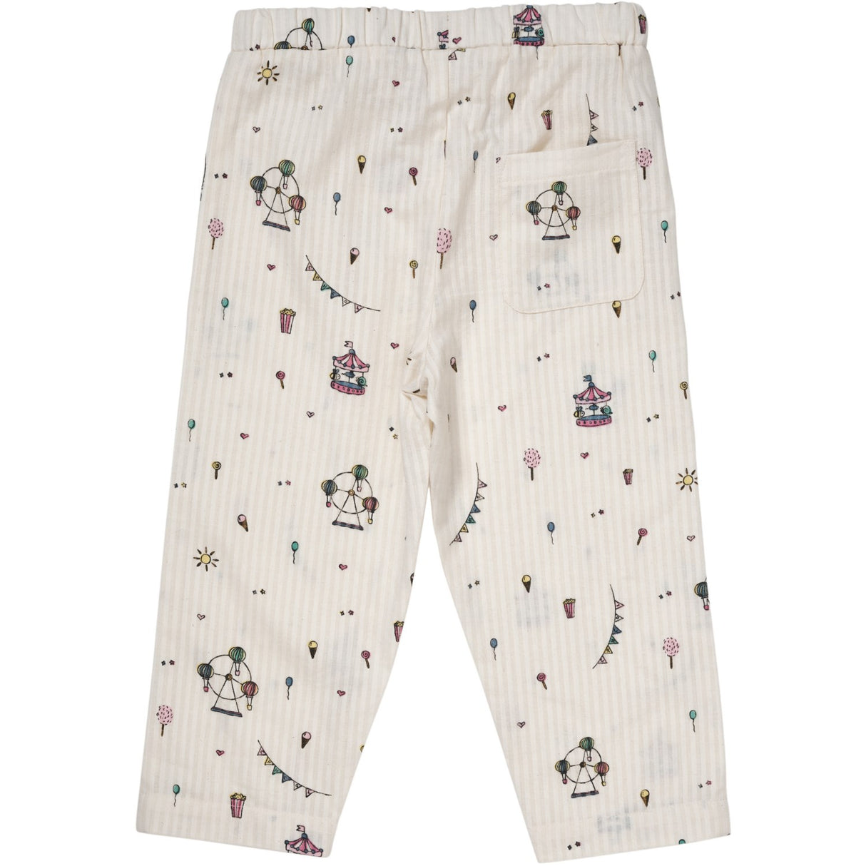 Copenhagen Colors Cream Tivoli Print Printed Pants