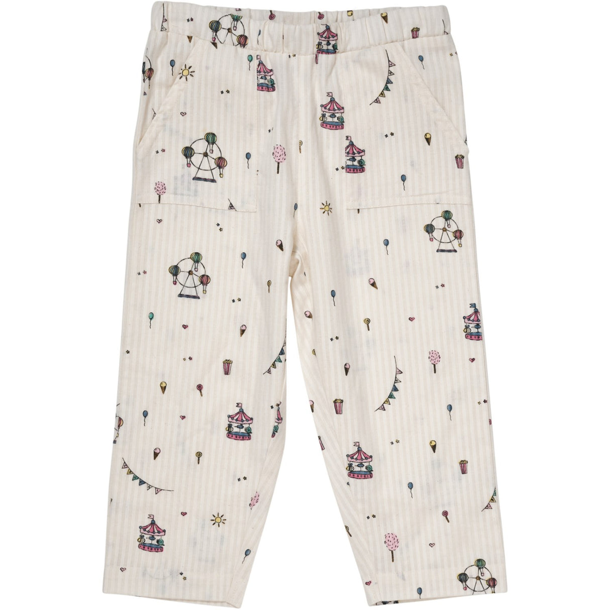 Copenhagen Colors Cream Tivoli Print Printed Pants 3