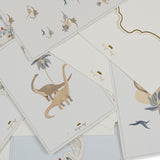 Konges Sløjd 6-Pack Greeting Card Dino/Swan