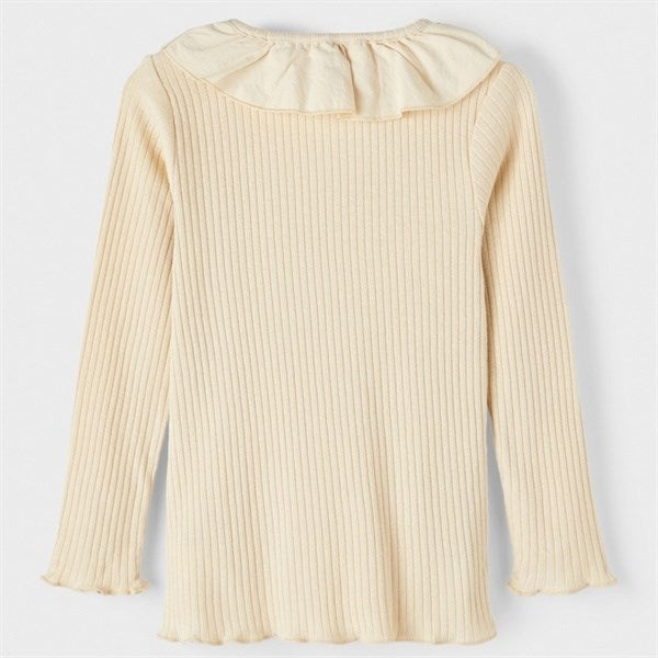 Lil'Atelier Wood Ash Omina Slim Blouse