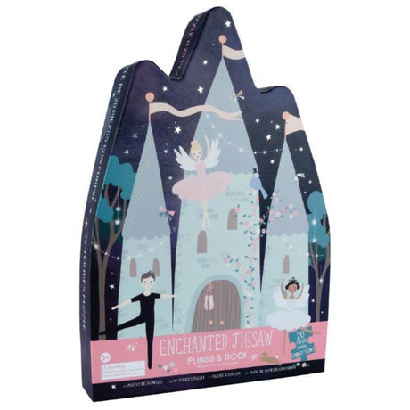 Floss & Rock Puslespil m. formet motiv & æske 20 brikker Enchanted 2