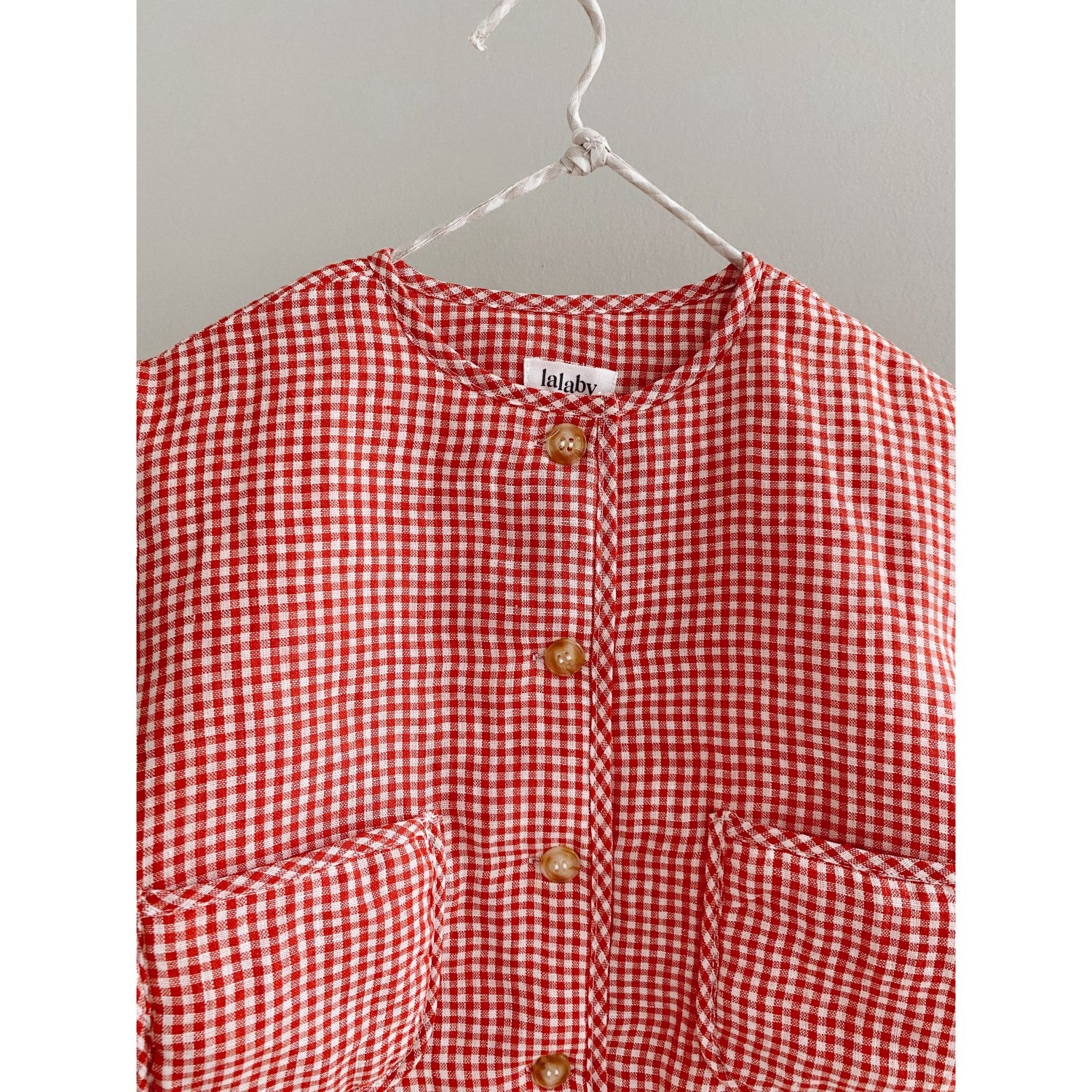 Lalaby Cherry Check Frey Jacket 3