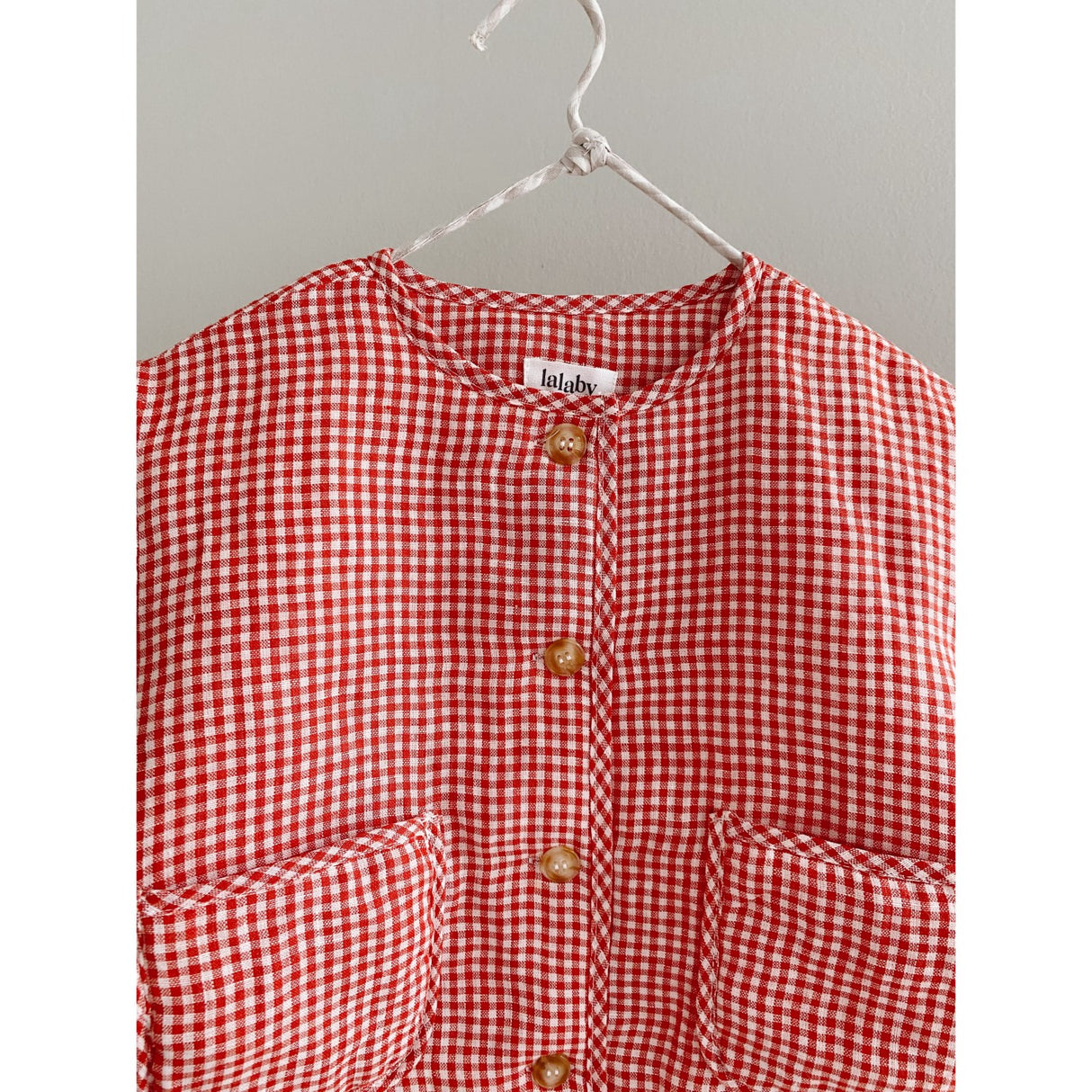 Lalaby Cherry Check Frey Jacket 3