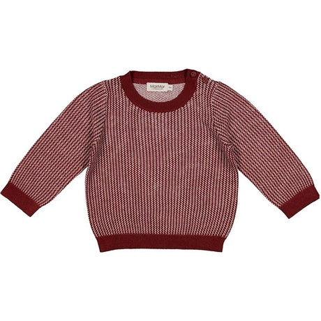 MarMar Dark Ruby Zigzag Tano B Knit