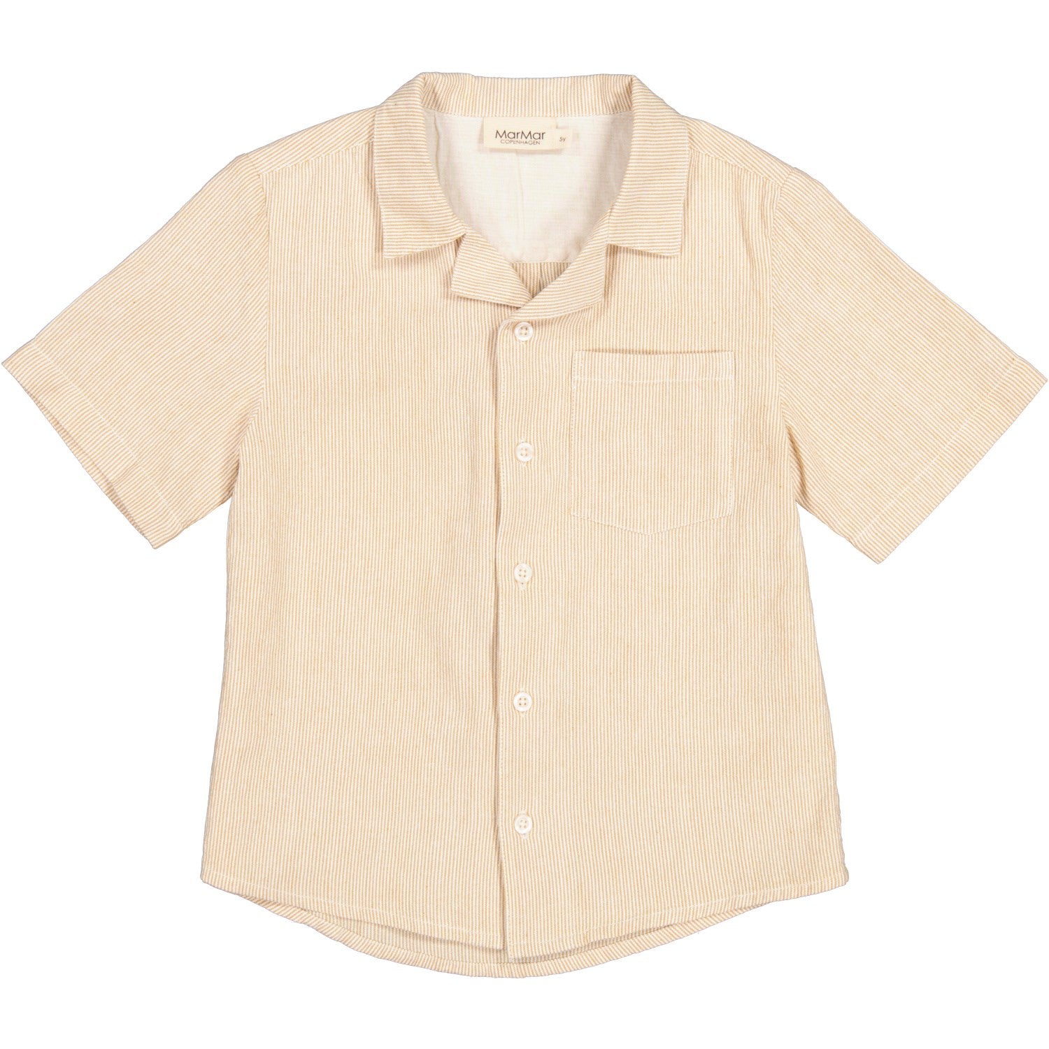MarMar Fine Cotton Dijon Stripe Tage Shirt