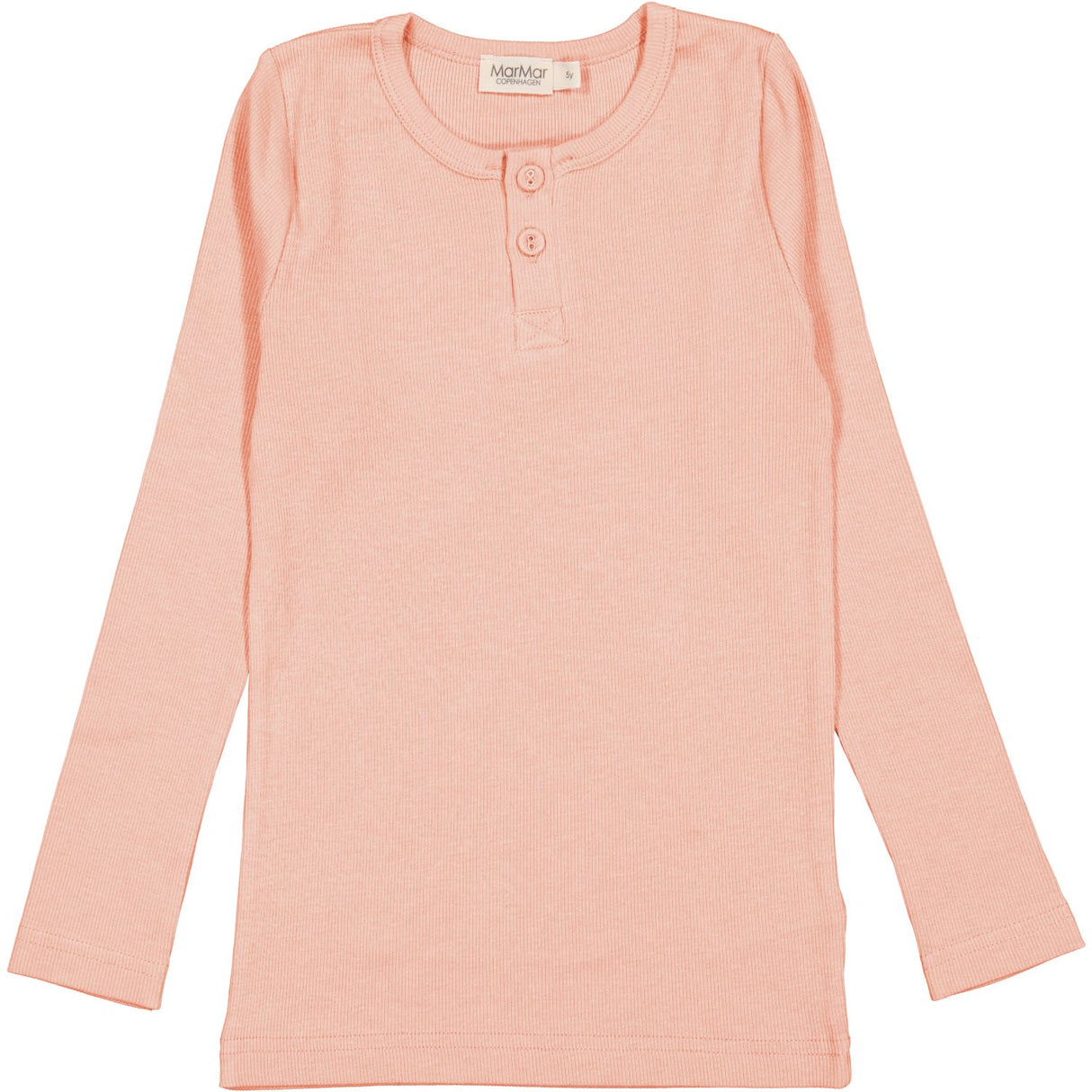 MarMar Modal Fine Rib Soft Coral Blouse