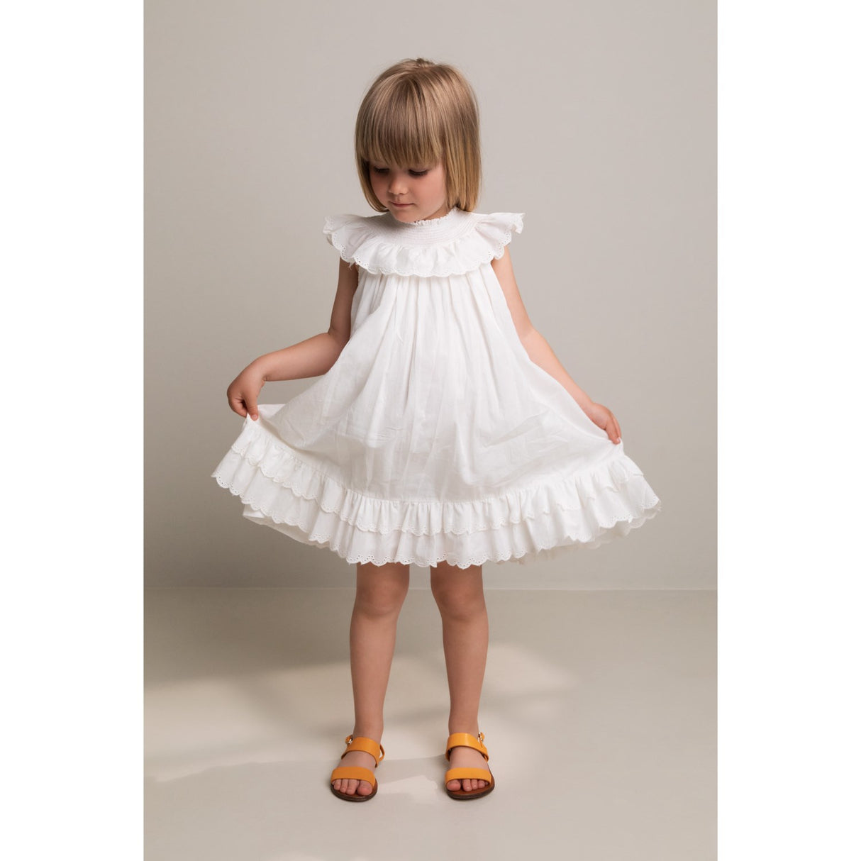 MarMar Broderie Anglaise Cloud Druse Frill Dress 3