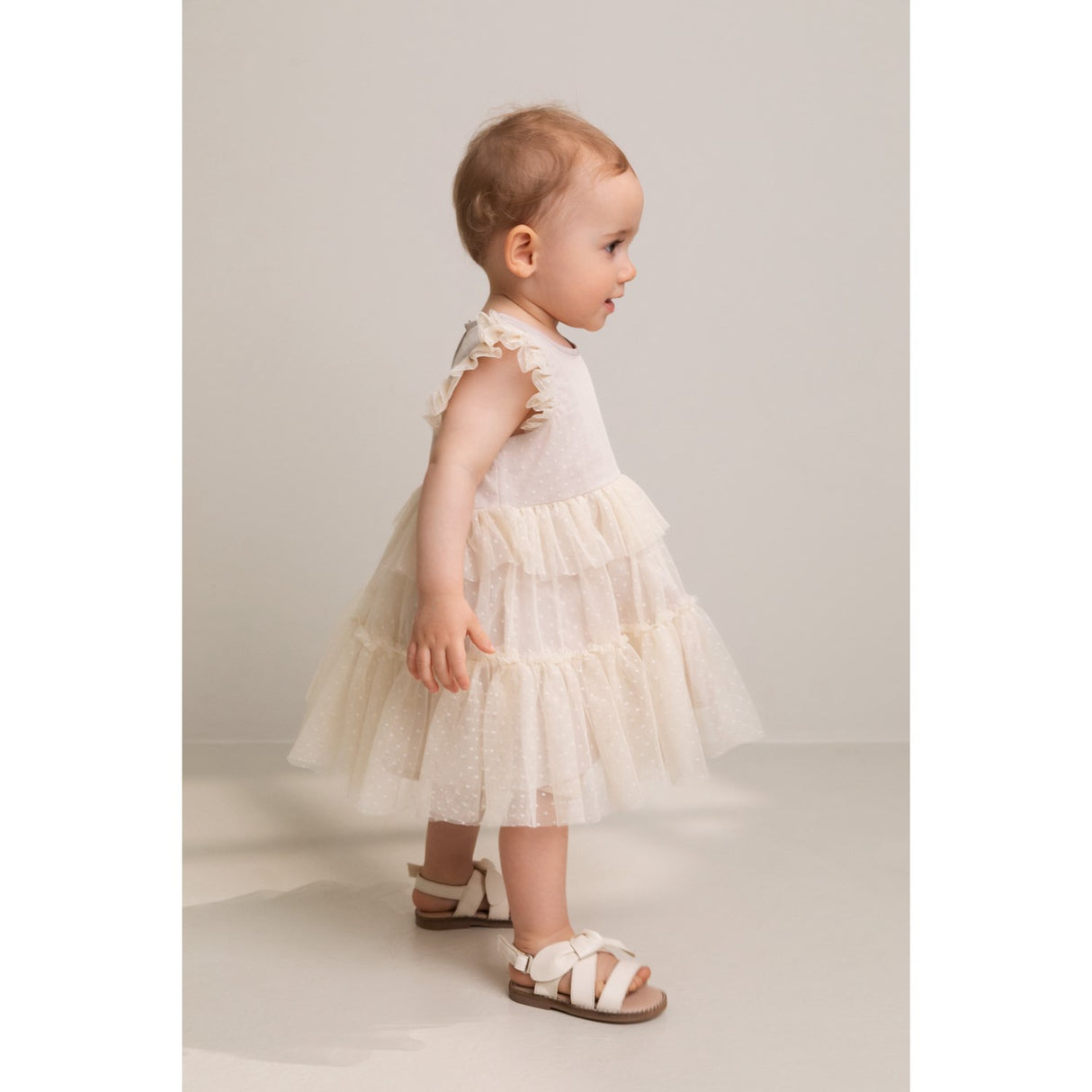 MarMar Tulle Dotty Vanilla Dalvina Dress 2