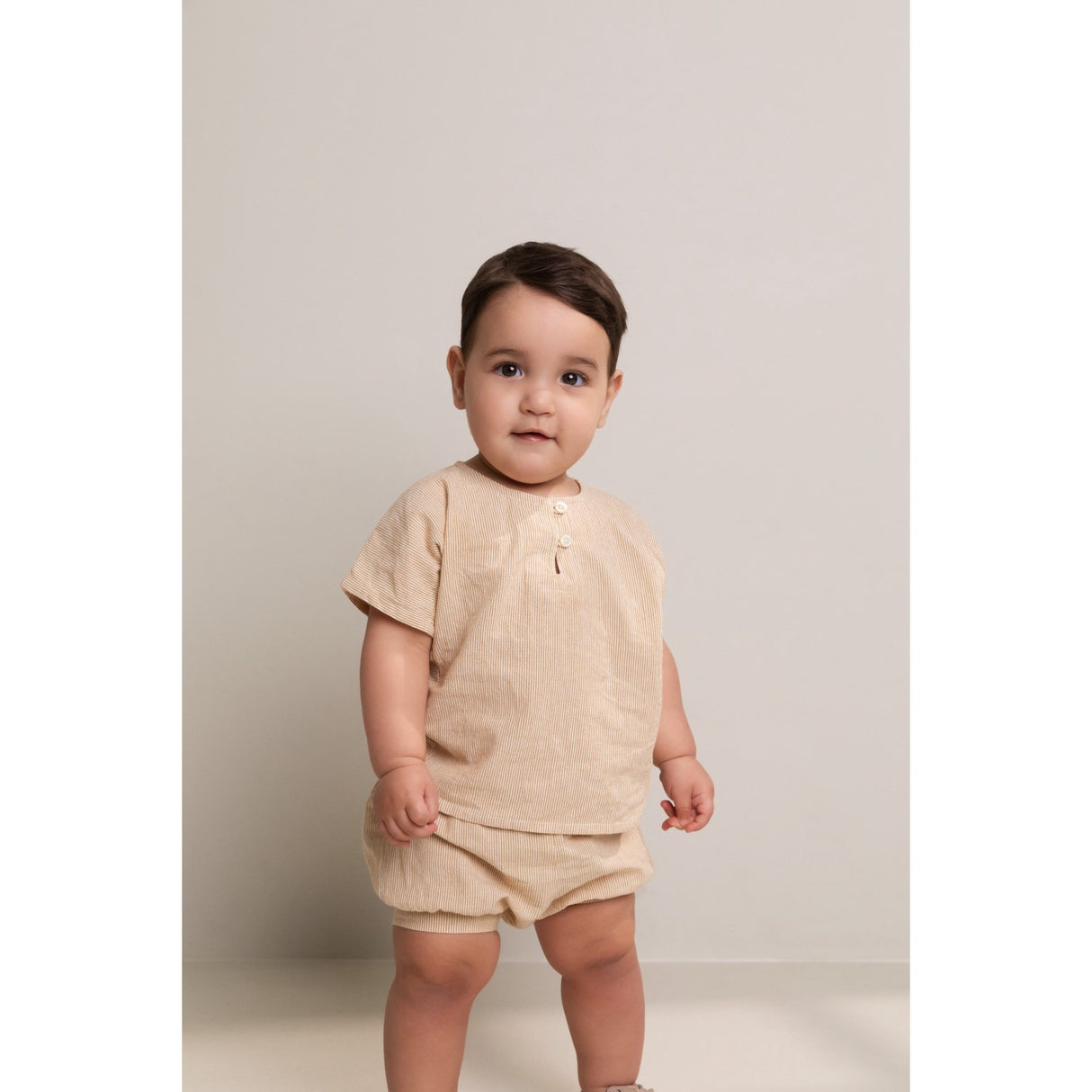 MarMar Fine Cotton Dijon Stripe Pablo Shorts 2