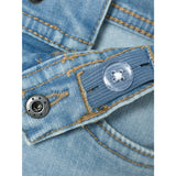 Name It Light Blue Denim Silas 슬림 데님 쇼츠 2