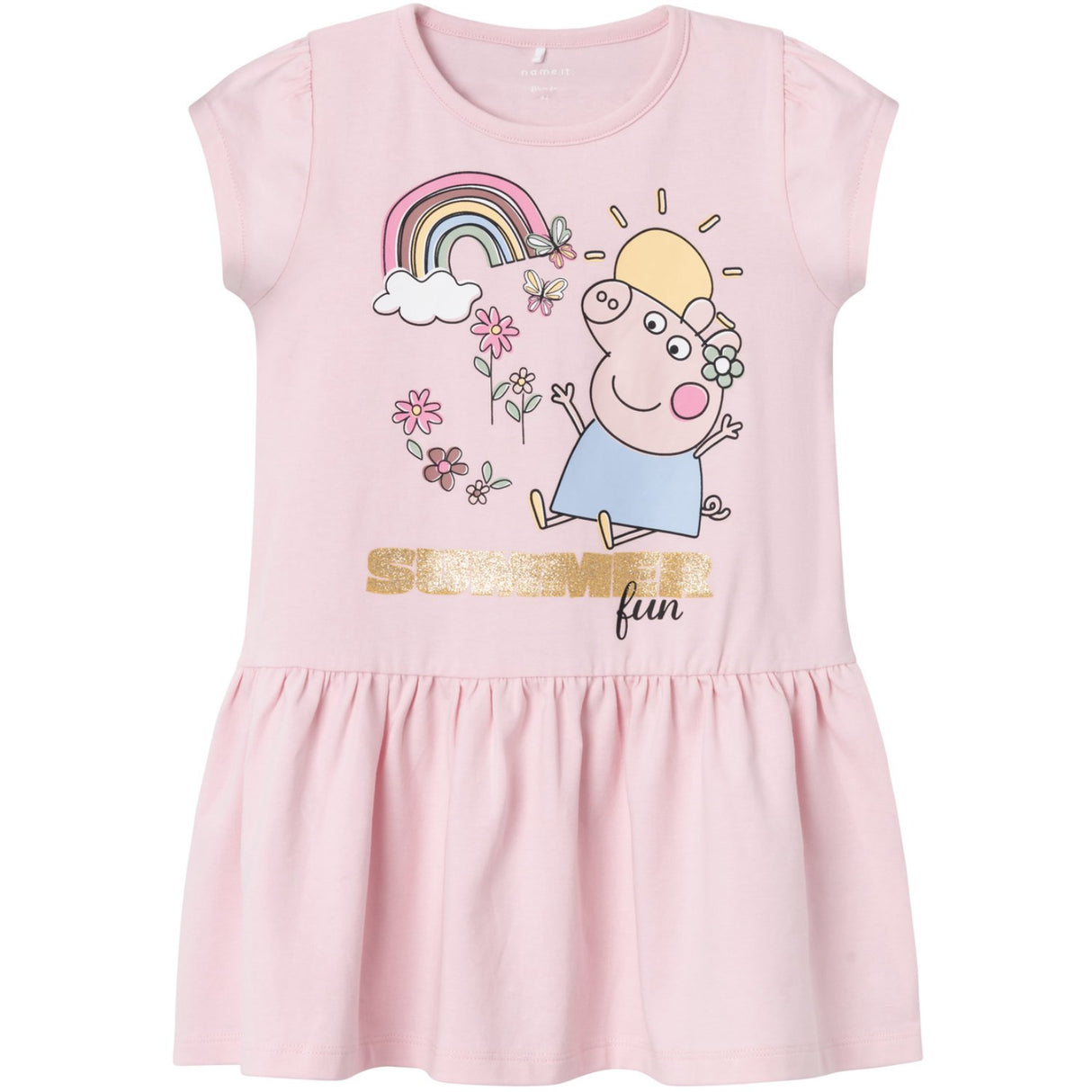 Name It Parfait Pink Arina Peppa Pig Dress