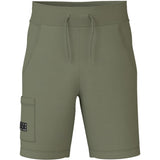 Name It Oil Green Vivasse Long Sweat Shorts