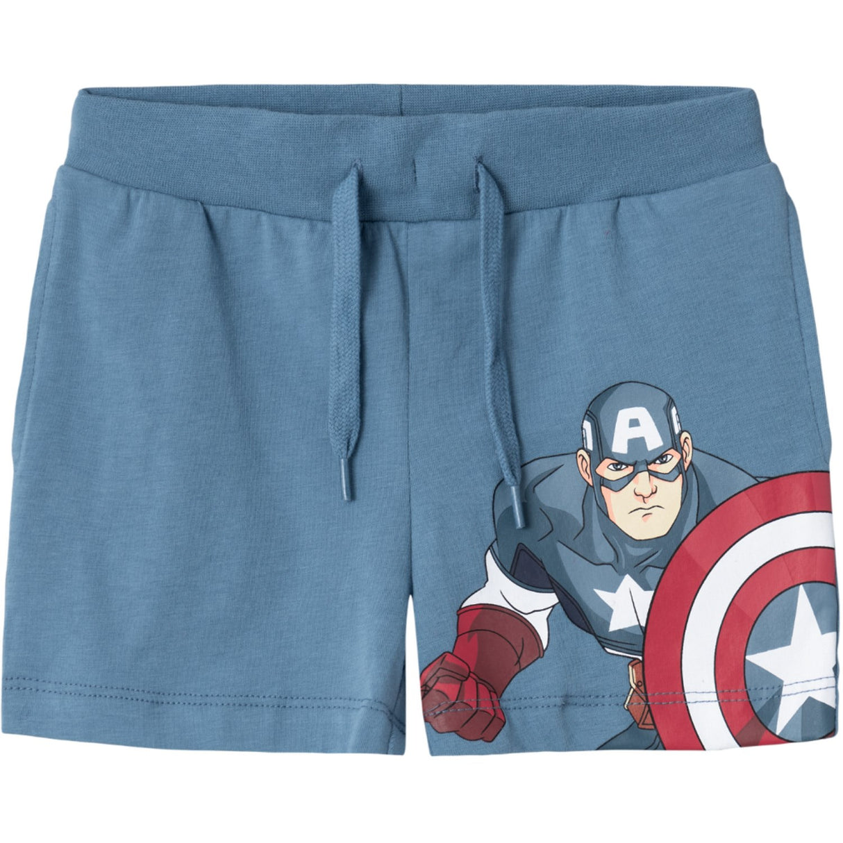 Name It Provincial Blue Ayan Marvel Long Sweat Shorts