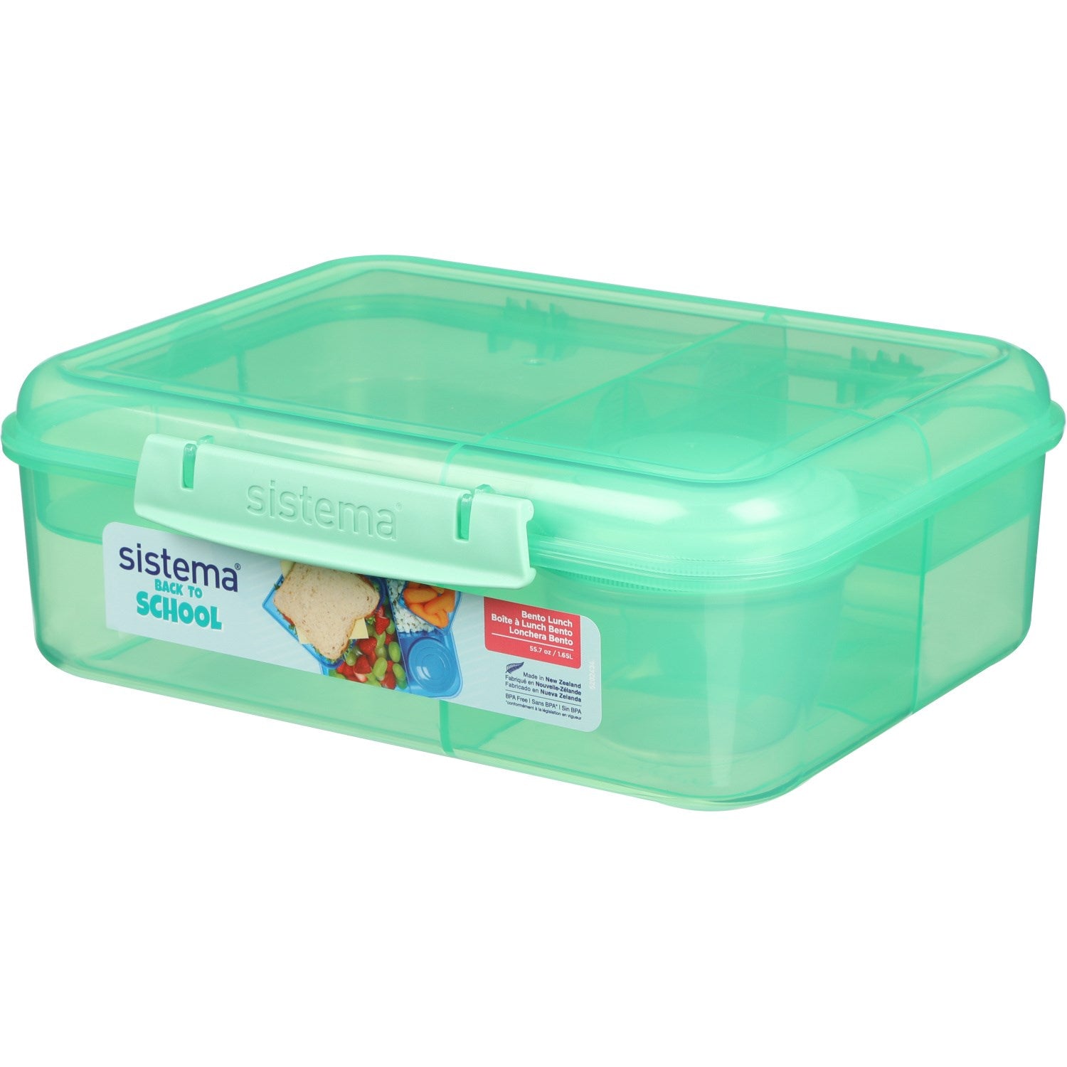 Sistema Bento Lunch Box 1,65 L Green