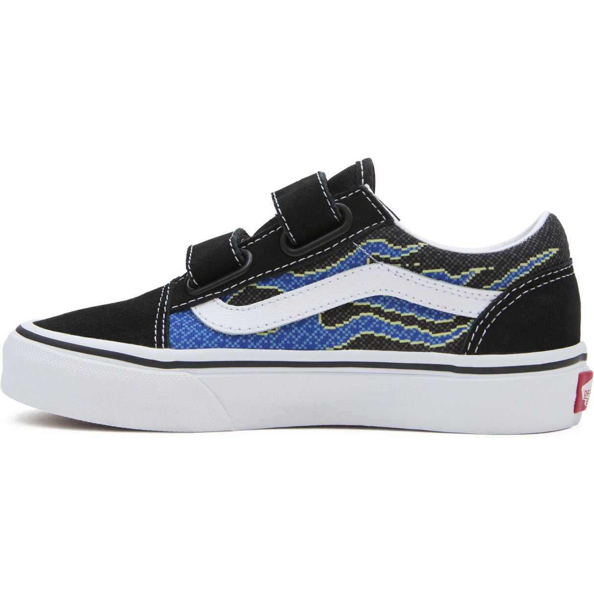 VANS Pixel Flame Black/Blue UY Old Shoeol V Sneakers