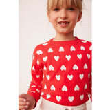 BONTON Jacquard Coeur Rouge Paula Knitted Sweater 2