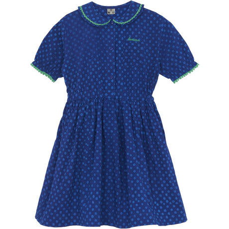 BONTON Pois Bleu Georgia Dress