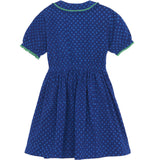 BONTON Pois Bleu Georgia Dress 3