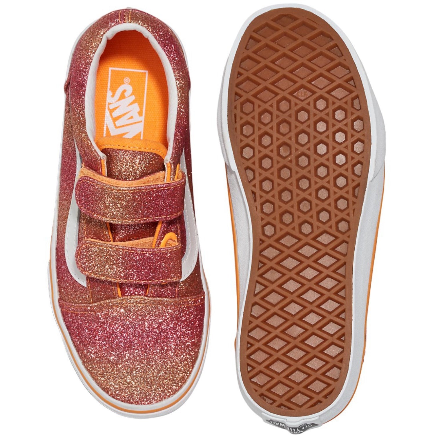 VANS Sunrise Glitter Multi/True White UY Old Shoeol V Sneakers 3