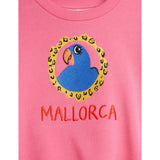 Mini Rodini Pink Parrot Embroidery Sweatshirt 3