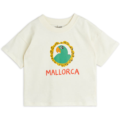 Mini Rodini Offwhite Parrot T-Shirt