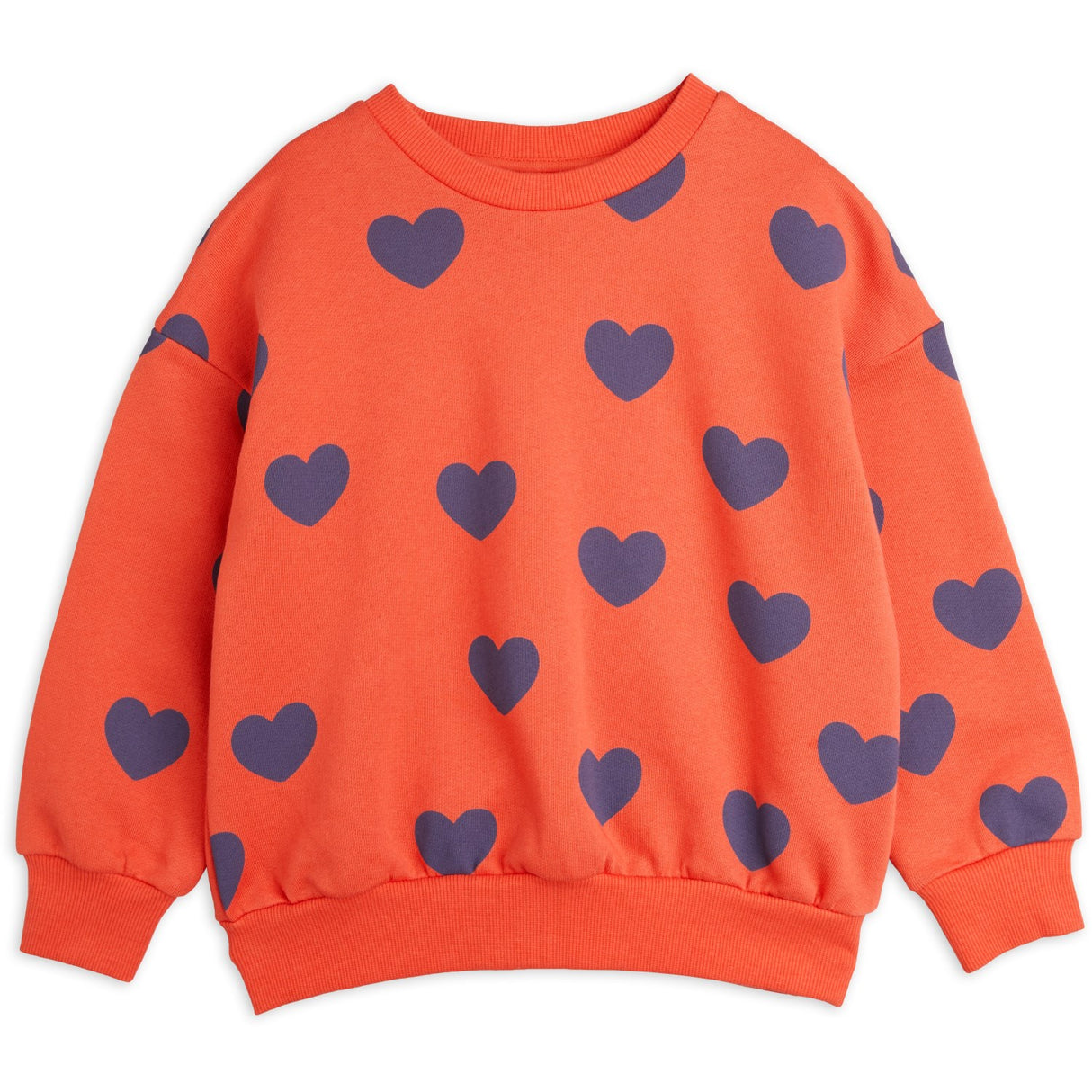 Mini Rodini Red Hearts AOP Sweatshirt