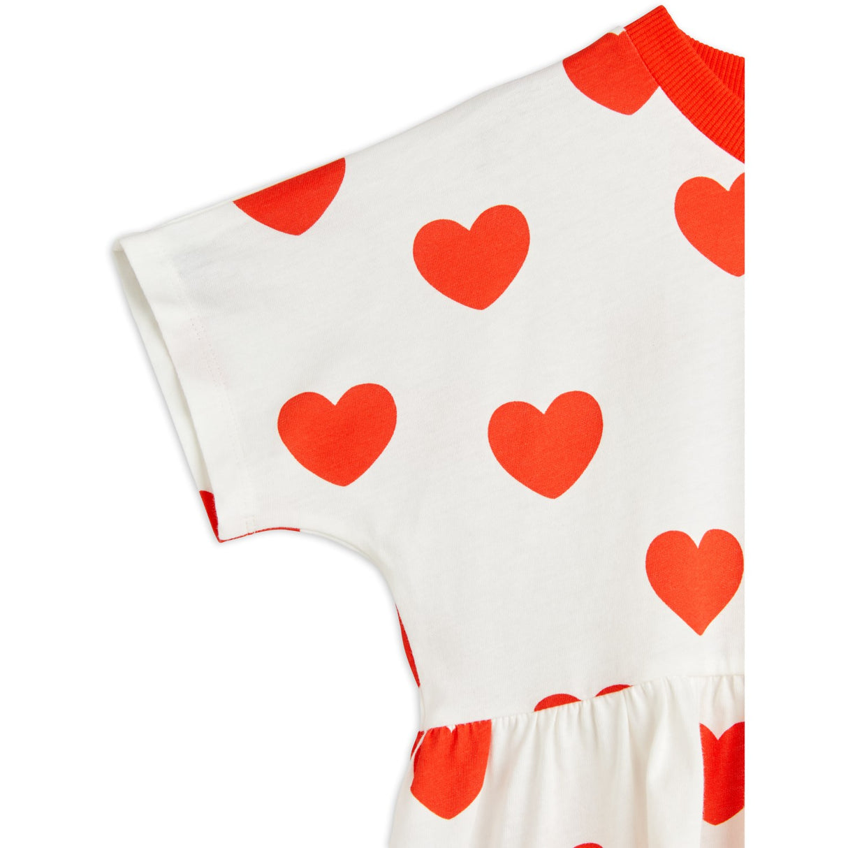 Mini Rodini Red Hearts AOP Dress 3