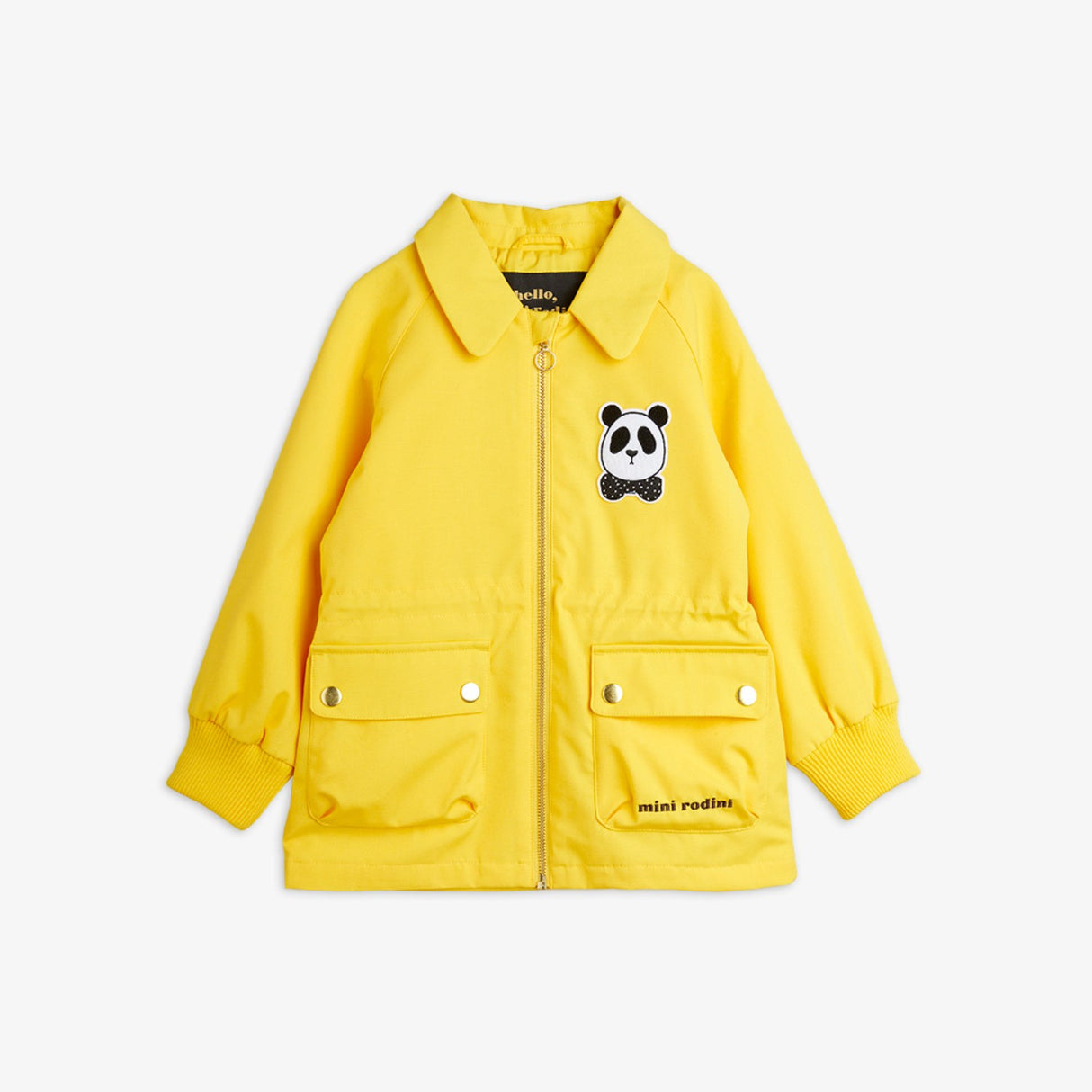 Mini Rodini Yellow Panda Jacket