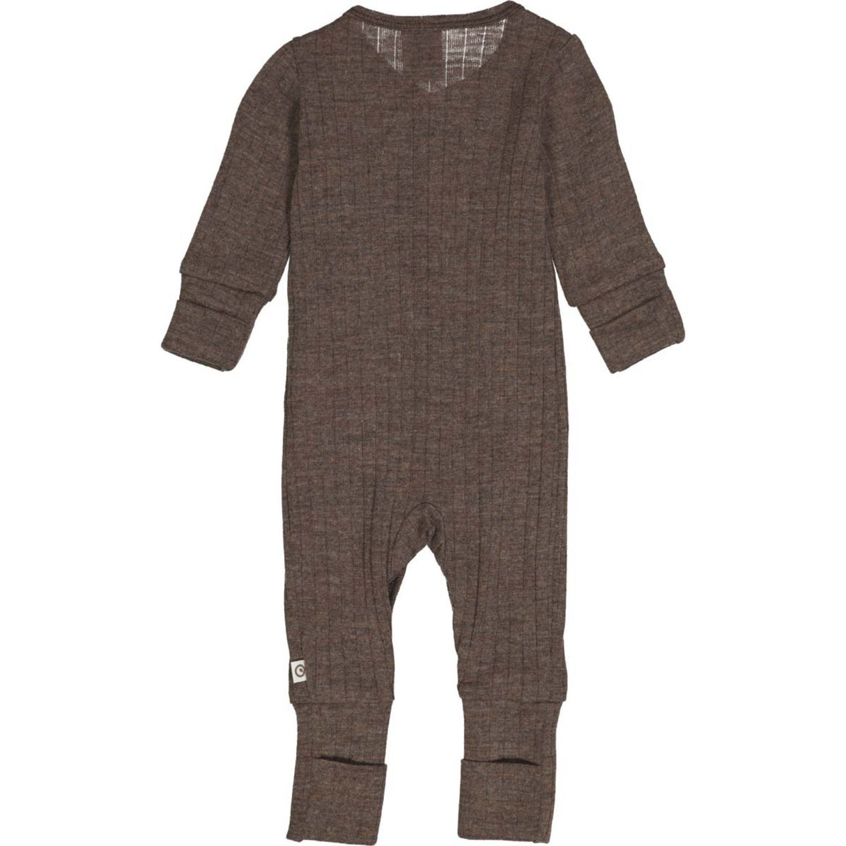 Müsli Walnut Melange Woolly Rib Bodysuit Lssuit