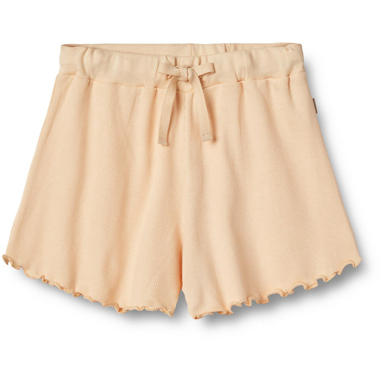 Wheat Pale Peach Rib Shorts Gertrud