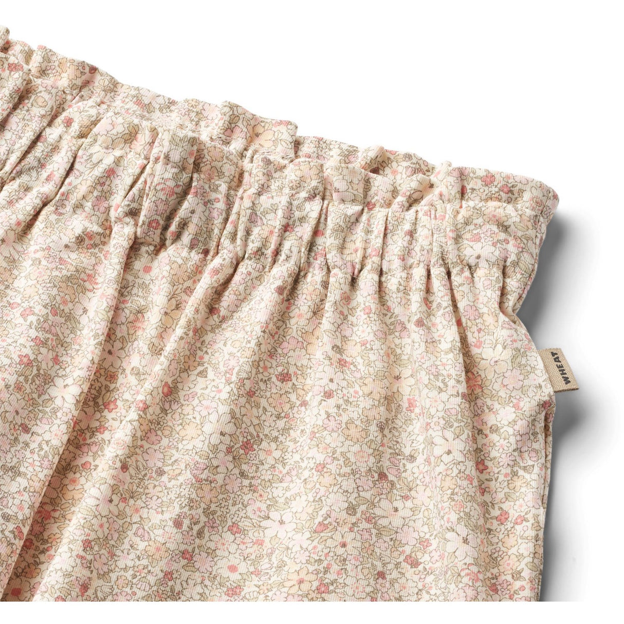 Wheat Cream Flower Meadow Jersey Shorts Karen 2