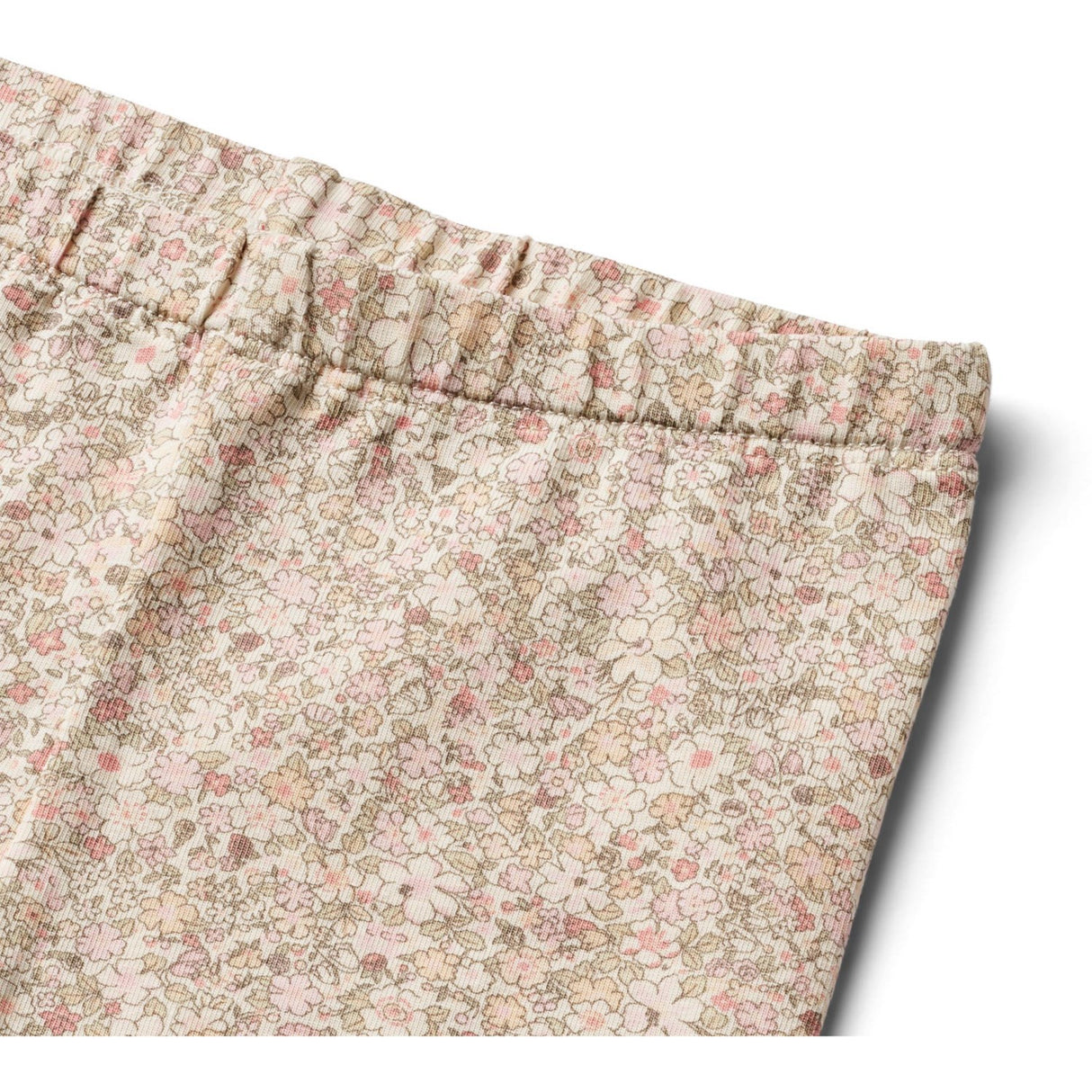 Wheat Cream Flower Meadow Bike Shorts Anne 2