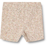 Wheat Cream Flower Meadow Bike Shorts Anne