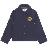 Wood Wood Navy Tommy Eclipse Coach Jacket