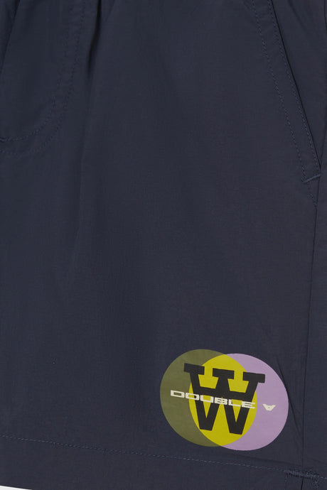 Wood Wood Navy Paw Eclipse Swim Shorts