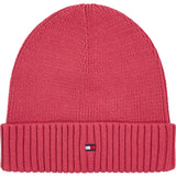 Tommy Hilfiger Heritage Pink Small Flag Beanie