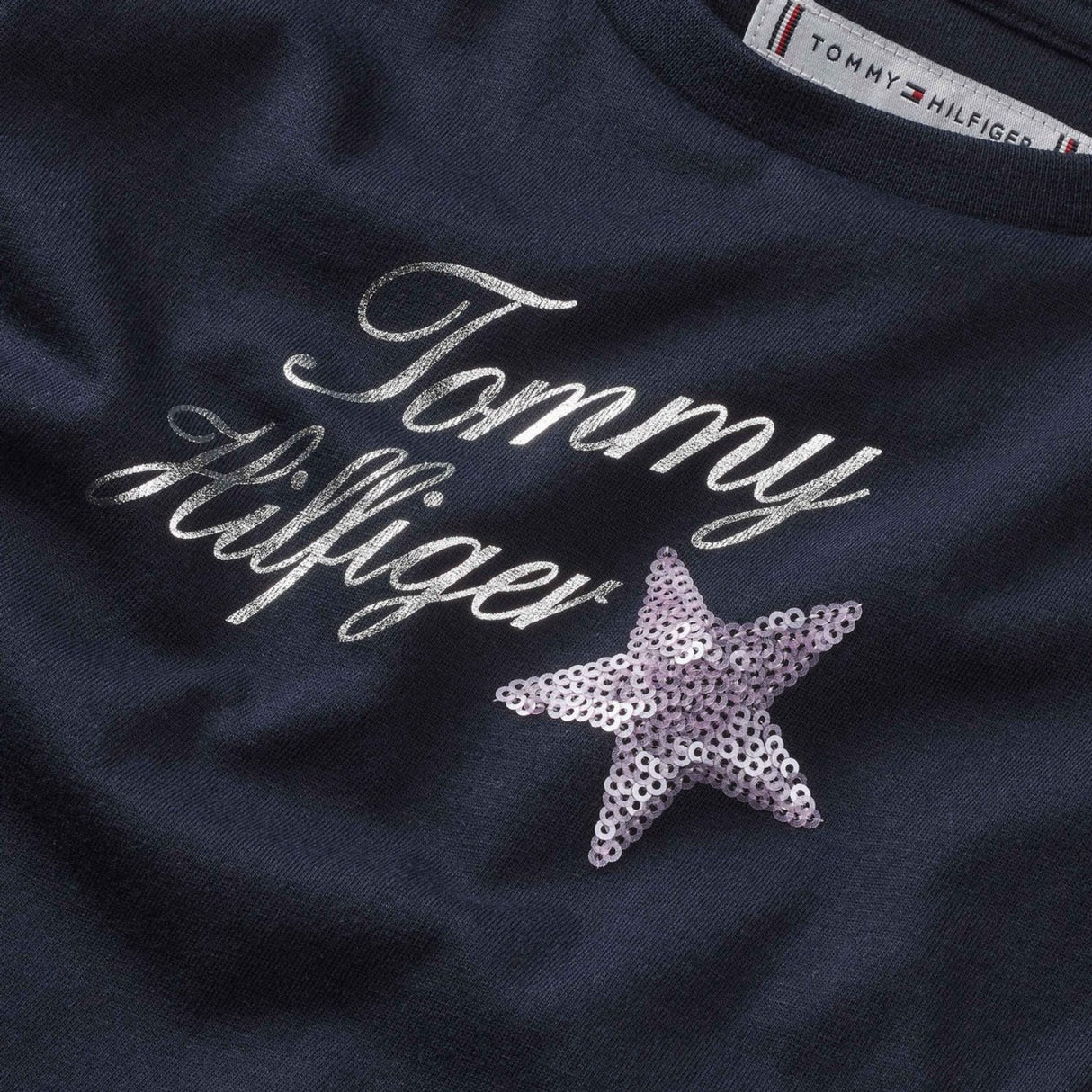 Tommy Hilfiger Desert Sky Sequins Foil Tee Ss