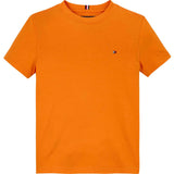 Tommy Hilfiger Orange Thunder Essential Cotton Reg Fit Tee Ss