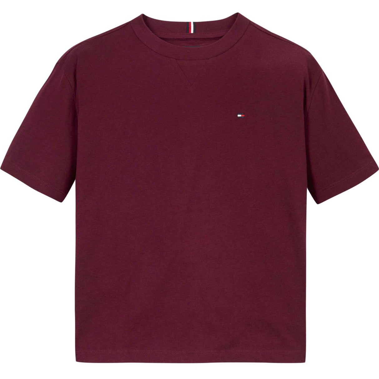 Tommy Hilfiger Deep Rouge Essential Tee Ss