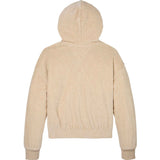 Tommy Hilfiger Heathered Oat Script Velour Hoodie 3