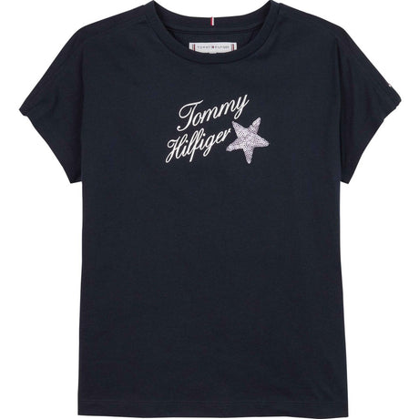 Tommy Hilfiger Desert Sky Sequins Foil Tee Ss