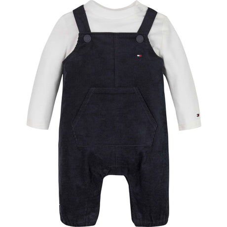 Tommy Hilfiger Desert Sky Monotype Cord Dungaree Set